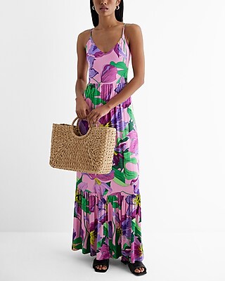 Crew Neck Sleeveless Twist Front Cutout Maxi Dress