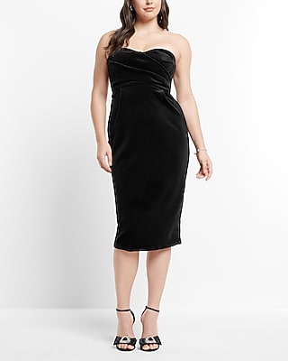 Express green velvet sales dress