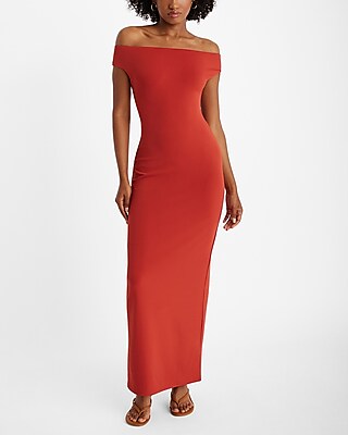 Body Contour Off The Shoulder Maxi Dress