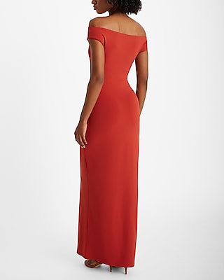 Body Contour Off The Shoulder Maxi Dress