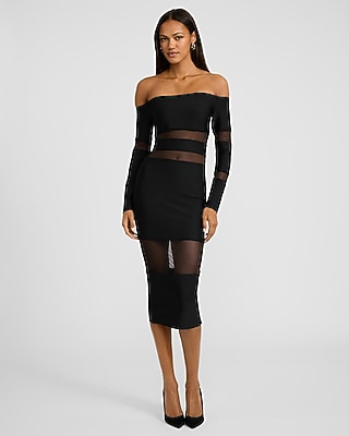 knee length dresses for ladies Soft Glam Net Dress for Everyday Wear
