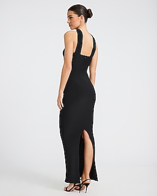 Strapless Choker Maxi Sheath Dress - image 3