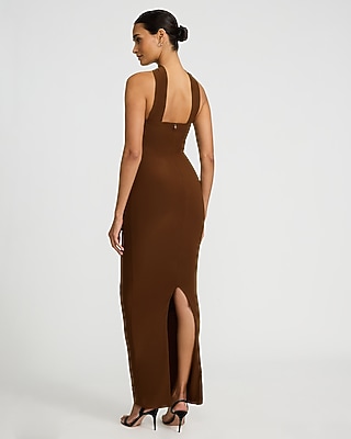Strapless Choker Maxi Sheath Dress - image 3