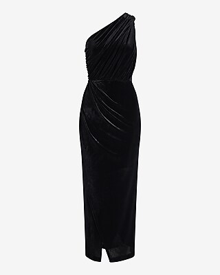 strapless open back dress One Shoulder Stretch Sculpt Bridesmaid Dress
