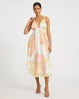 hoco dresses short flowy Deep V Neck Short Yellow Black Prom Dresses, Short Backless Formal Hom –  Eip Collection main image 1