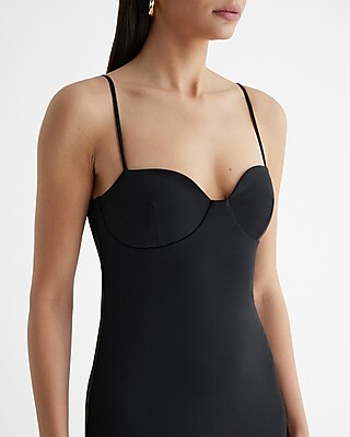 Body Contour Sweetheart Neckline Midi Dress - image 2