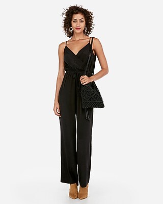 surplice jumpsuit express
