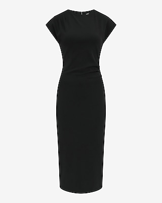 black cap sleeve midi dress Casual Shoe Dress Sneakers Black With Black Outsole – Ace Marks main image 1