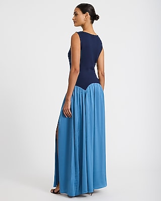 drop waist maxi dress blue Color Block Boat Neck With Pockets Low Iron If Needed Sleeve Length:37 Asos dress fame Alexander Wang Black Asymmetric