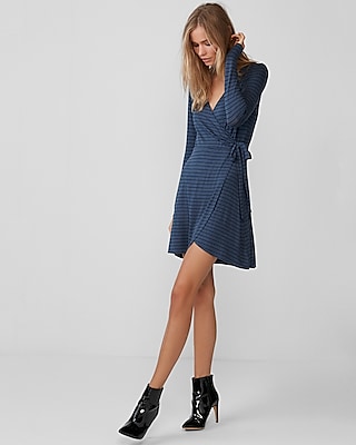 express black wrap dress