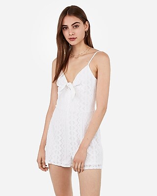 simple white romper