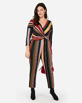 express twist front jumpsuit