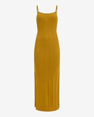 Crochet Scoop Neck Sleeveless Lace-Up Back Maxi Sheath Dress
