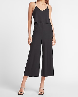 express v neck jumpsuit