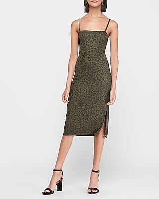 express ribbed midi dress