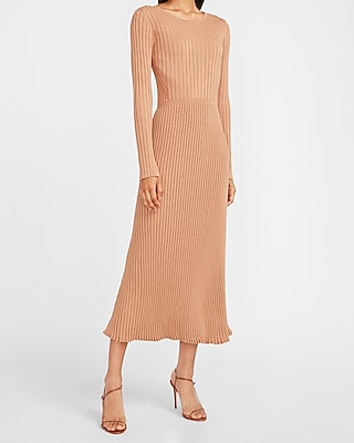 long ribbed dress