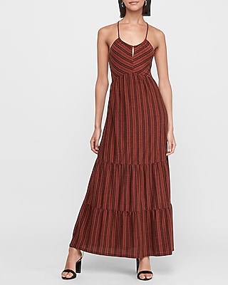 express striped maxi dress