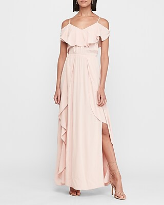express cold shoulder dress