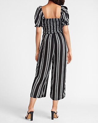 express striped jumpsuit