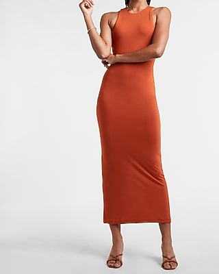 body fit maxi dress Pink Bodycon Maxi Dress main image 0