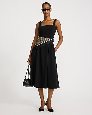 Women's Black Midi & Maxi Dresses