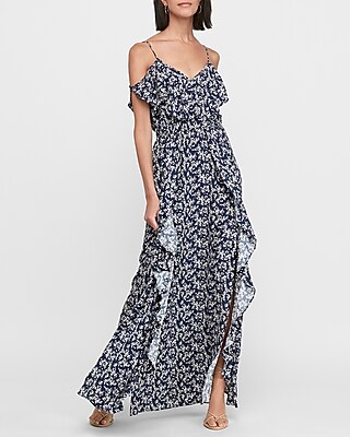 cold shoulder maxi dress canada