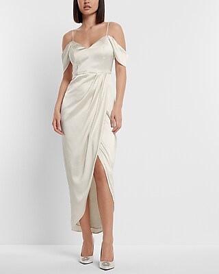 Express satin dress sale