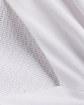 V-Neck Flutter Sleeve Tiered Poplin Maxi Dress