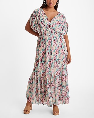 long sleeve tea party dress Tea-Length Print Wedding-Guest Dress with Long Sleeves PromGirl
