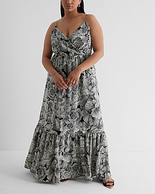 knee length dresses for ladies Lyricah Tiered Tie Back Maxi Dress
