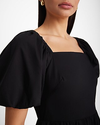 【新品未使用】Troncais Puff Sleeve Dress Sサイズ YMD10057VM-BK.jpg?v=1697858223