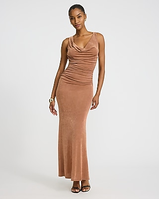 chinese dress ladies YAZMINA Marble Halter Beads Flowy Women's Maxi Dress – Steve Madden