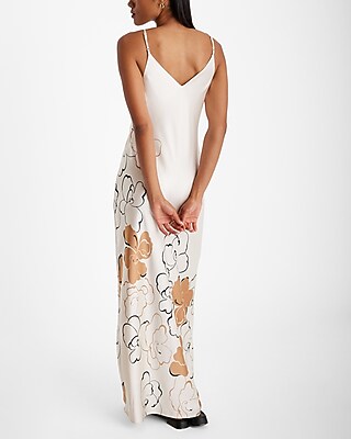 brown modest maxi dress FARES Gathered Waist Knit Dress – Pebble