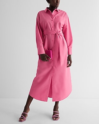 Boyfriend Poplin Portofino Maxi Shirt Dress