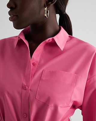 Boyfriend Poplin Portofino Maxi Shirt Dress