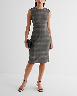 Express shop plaid dress