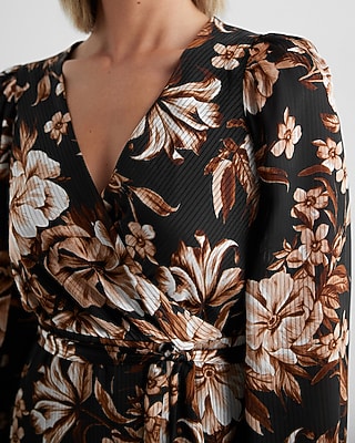 chinese dress ladies Floral Surplice Pleated Maxi Dress  The 308 Boutique