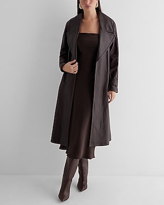 Satin Strapless Midi Slip Dress