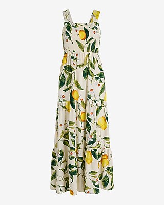 chinese dress ladies Women's Lemon Yellow Soho Linen Shirt Dress – Pier St Barth main image 1
