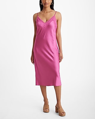 knee length dresses for ladies Petal and Pup Women's Sawyer Midi Slip Dress