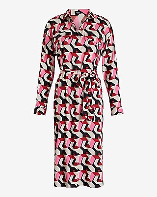 knee length dresses for ladies Multi Tie Waist Midi Shirt Dress – AX Paris