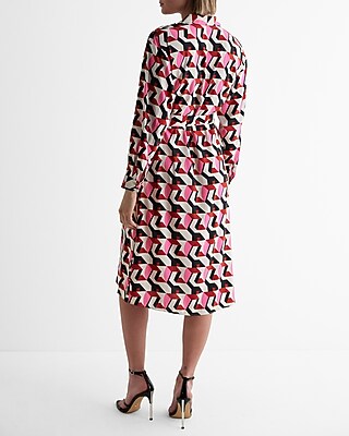 h and m holiday dresses Mikaila Asymmetric Shirt Dress - Dark Chocolate main image 1
