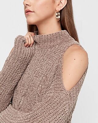 express chenille sweater dress