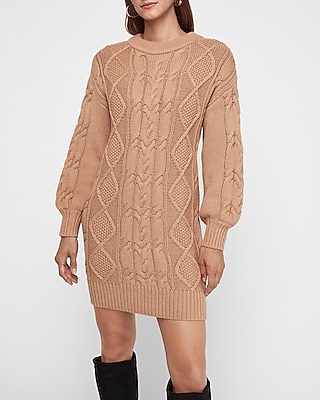 express chenille sweater dress