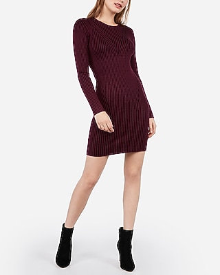 express chenille sweater dress