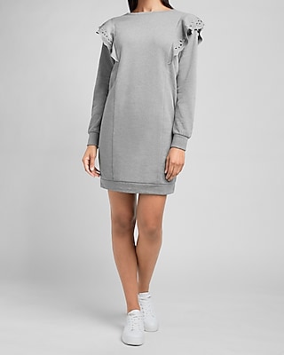 Express sweatshirt dress best sale