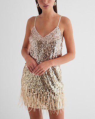 express sequin dress