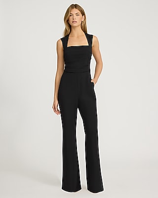 Express Women's Cocktail \u0026 Party Strapless Wide Leg Jumpsuit With Pockets | Express