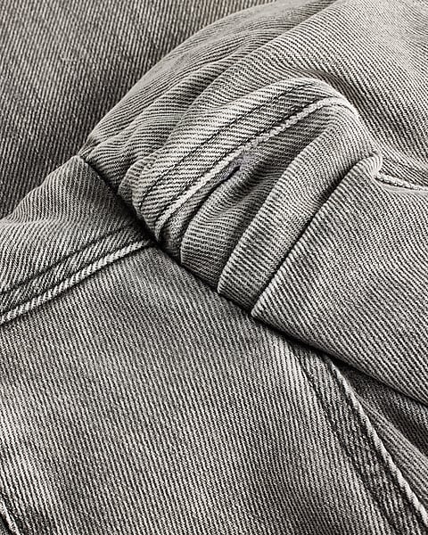 Puff Sleeve Tie Waist Medium Wash Denim Jumpsuit
