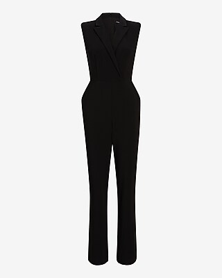 Sleeveless Blazer Jumpsuit
